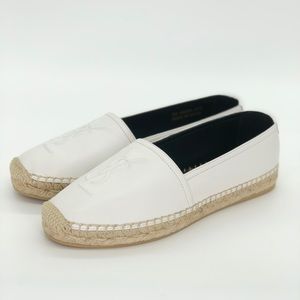 ❌SOLD❌SAINT LAURENT Logo Embossed Espadrille Flats